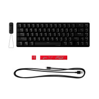 极度未知(HyperX)起源游戏键盘机械键盘电脑键盘有线键盘usb接口办公键盘RGB 起源65 RGB红轴67键