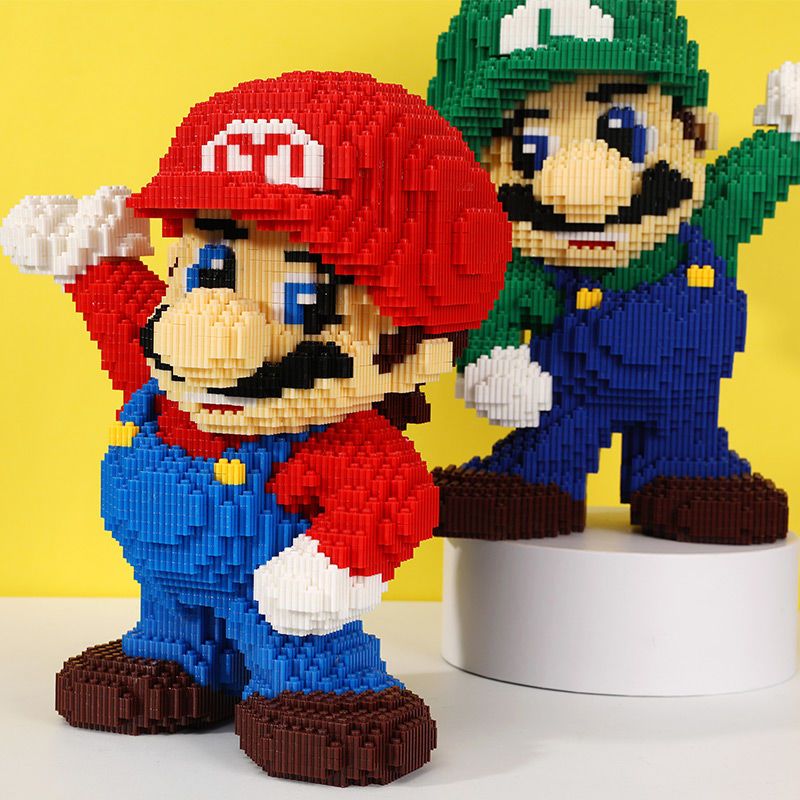 小颗粒拼装积木接高难度益智玩具兼容乐高拼图成人马里奥6002>800_800