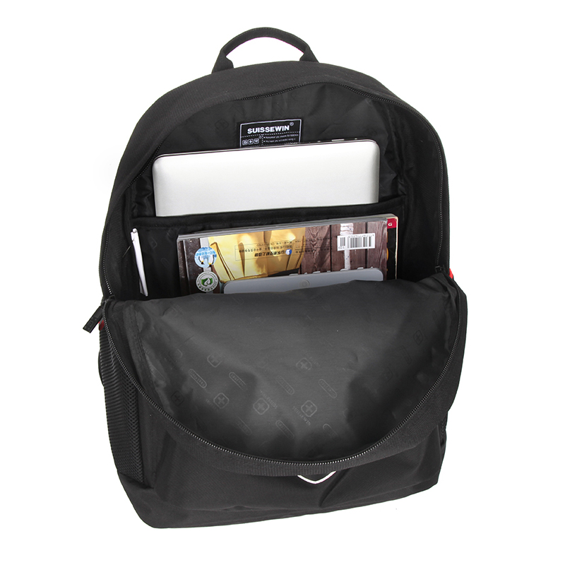 SUISSEWIN瑞士军刀经典迷彩休闲炫酷轻便多功能双肩包17810高清大图