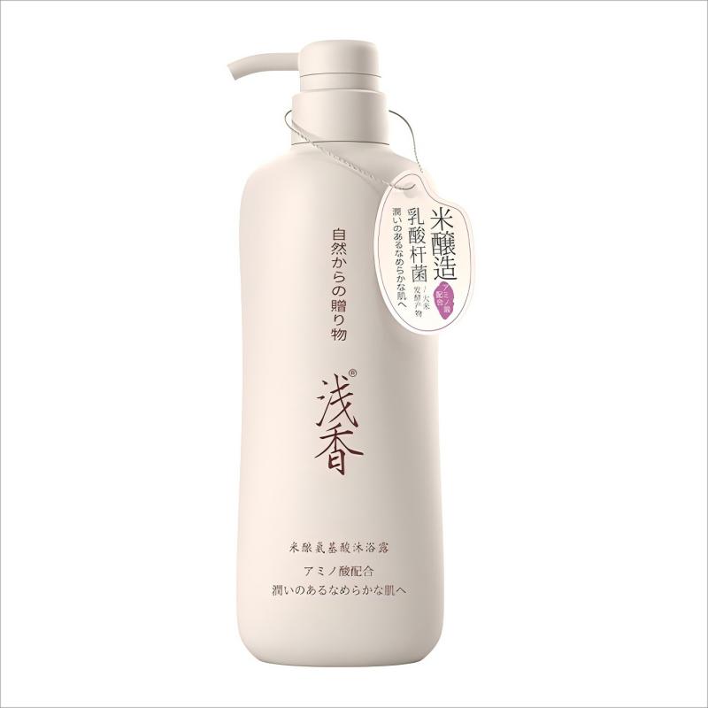 浅香米酿氨基酸洗发乳(丰盈型)+米酿氨基酸沐浴露套装500g+500g单位:套高清大图
