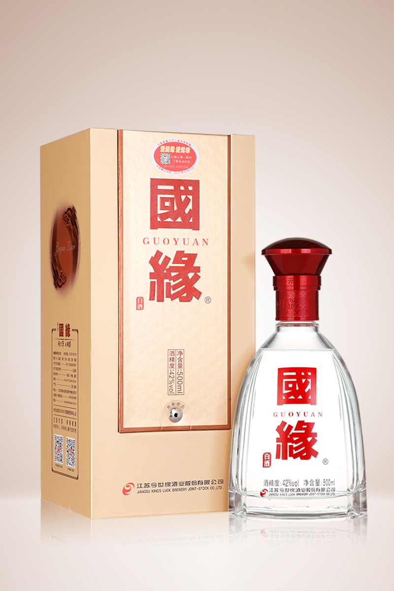 苏糖 今世缘 国缘单开 42度500ml 白酒礼盒*1瓶