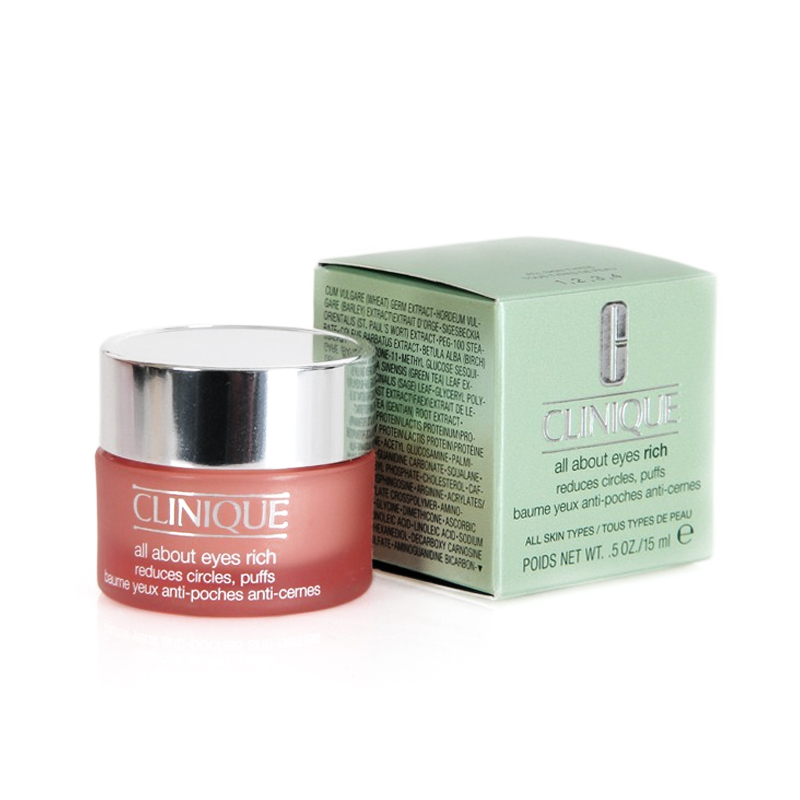 [减退浮肿 改善黑眼圈]CLINIQUE 倩碧 眼部护理滋养 眼霜(滋润型)15ml/瓶 改善浮肿