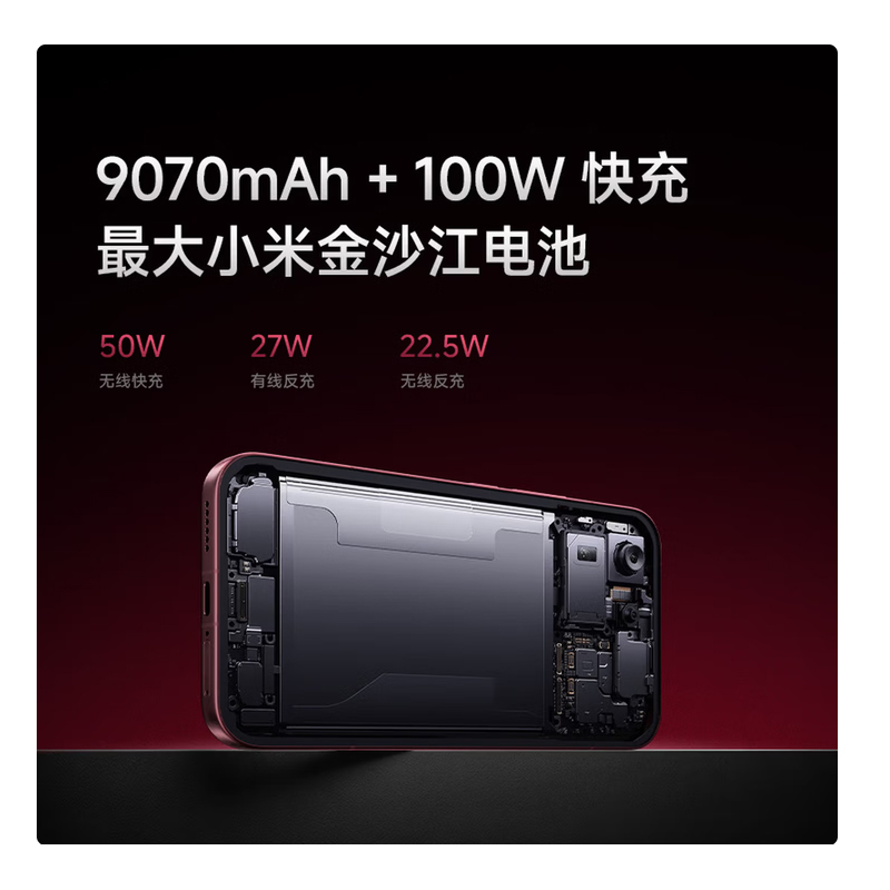 小米REDMI K100Pro Max 12GB+512GB 黑色 骁龙8至尊版 185Hz高刷 9070mAh电池 学生 AI 5G手机高清大图