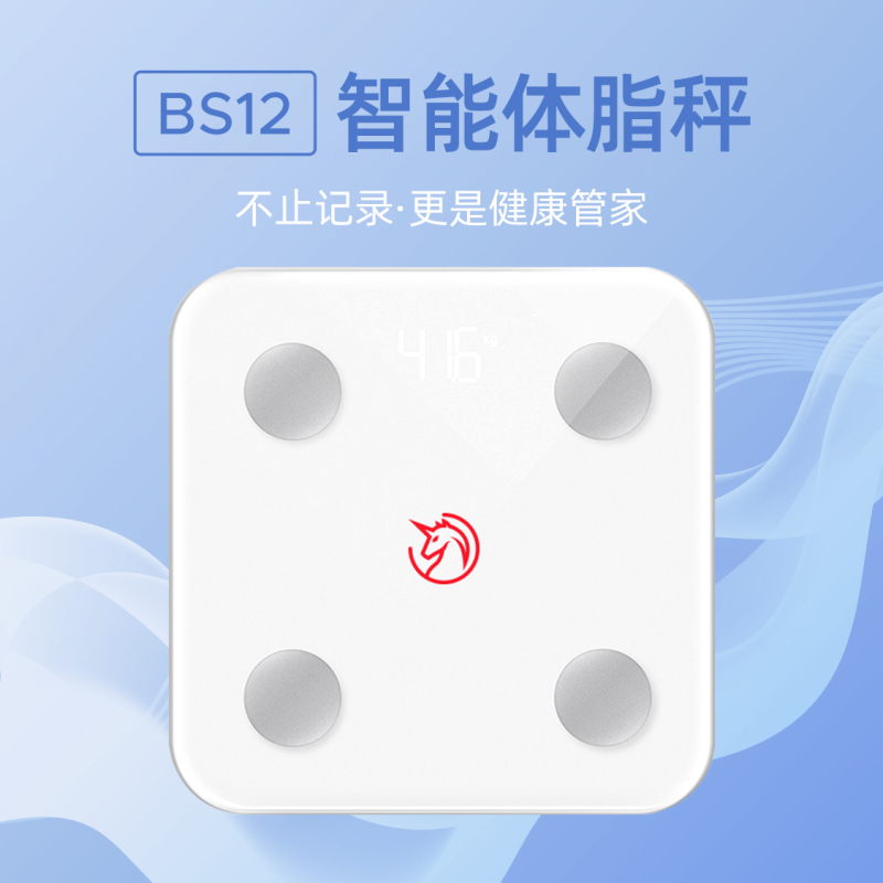 野小兽(YESOUL)智能体脂秤 BS12 白色