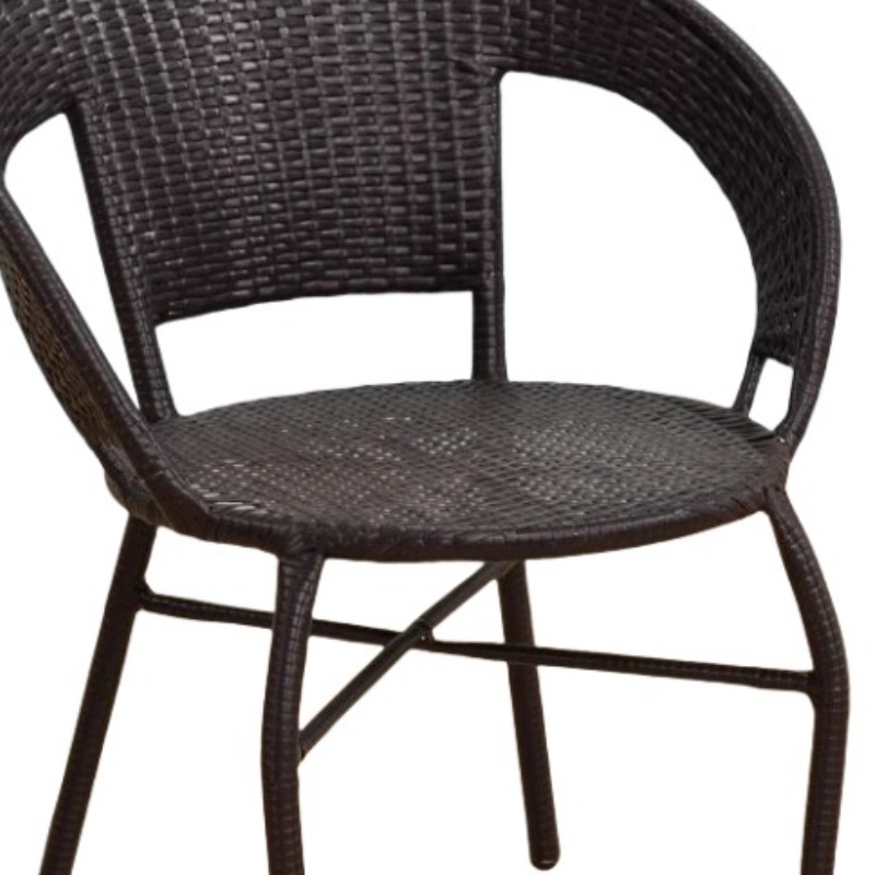 宜掌柜 户外藤椅 38*43*68cm 把高清大图