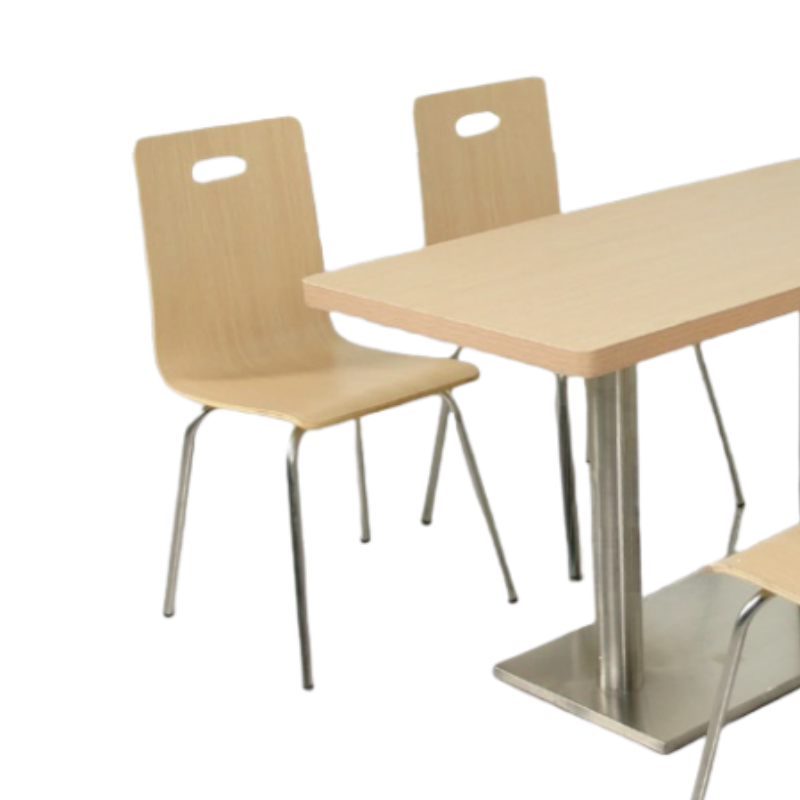 鑫龙都 餐桌椅 一桌四椅1.2米 套高清大图