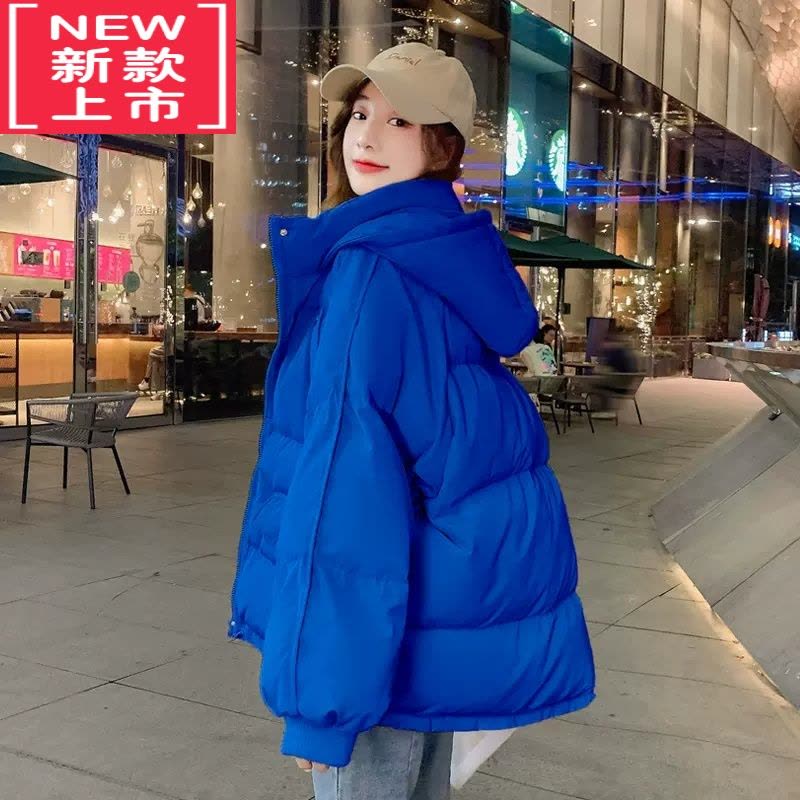 可莉允加厚面包服短款羽绒棉服女大童12初中学生宽松冬季15外套棉衣13岁图片