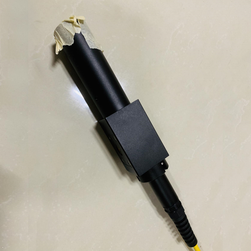 优利德zlc20a光纤激光手持式20w激光头视频