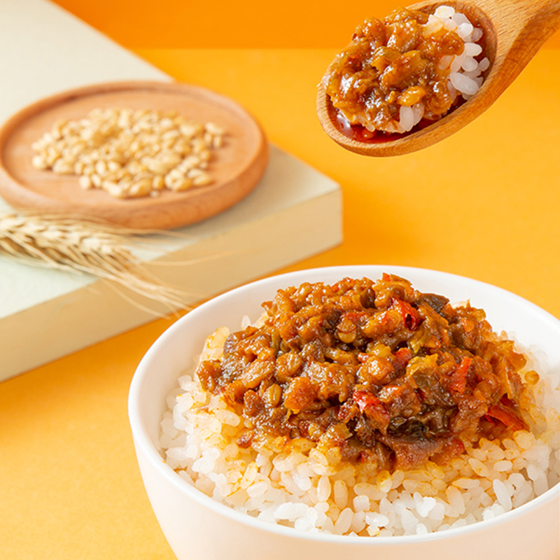 海底捞拌饭酱燕麦青椒酱210g拌饭料下饭酱汁香辣招牌拌饭菜调料石锅