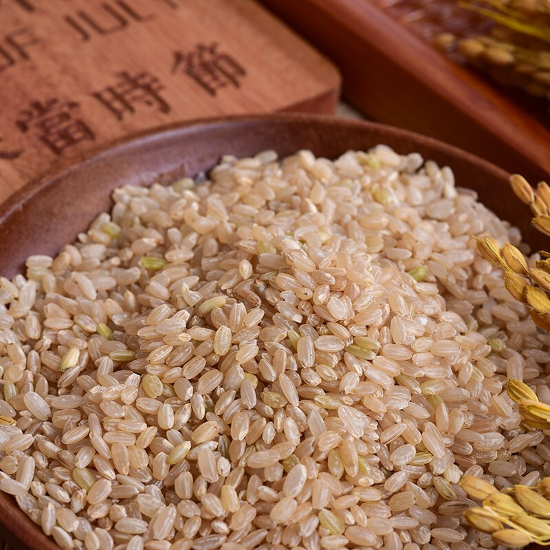 陇间柒月健康礼硒米礼盒富硒地大米长粒香米硒米500g糙米500g