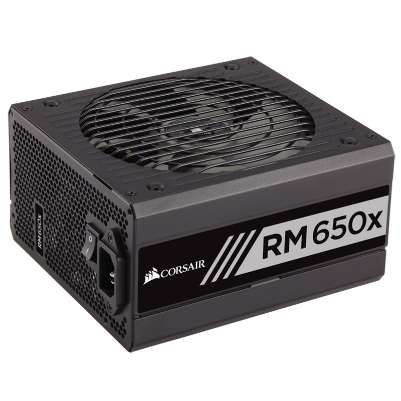 攀升 CORSAIR/海盗船 RM650x 额定650W电源 金牌 全模组 静音电源 台式机电源 电脑电源