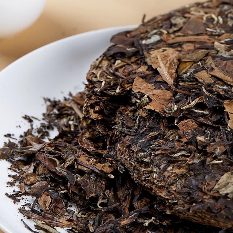 八马茶叶 福鼎白茶太姥山紧压寿眉白茶饼 357g
