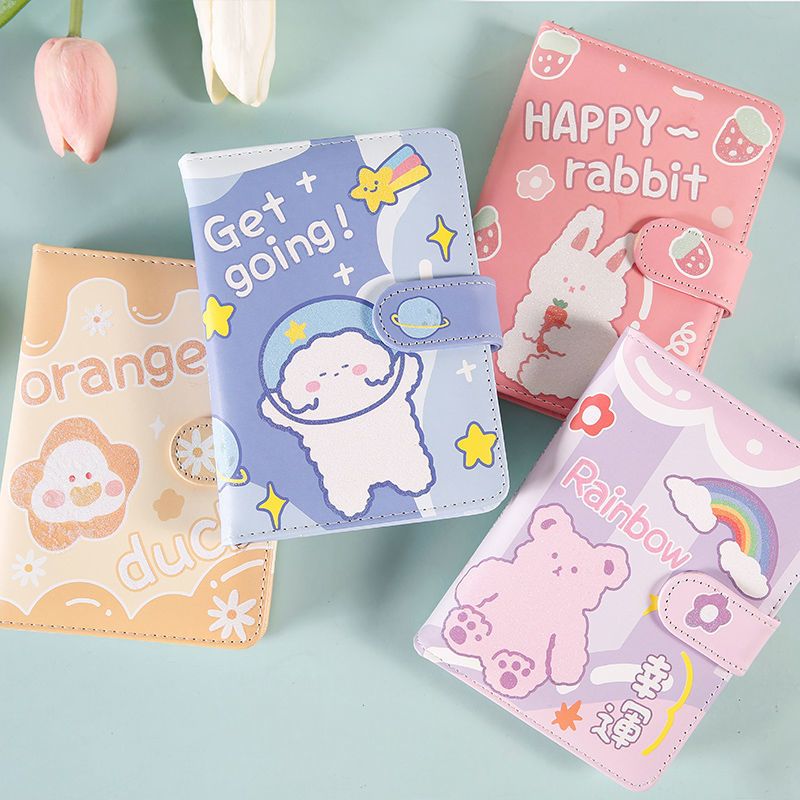 新品直营可爱手帐本网红手账本子笔记本学生ins风少女心卡通磁扣本