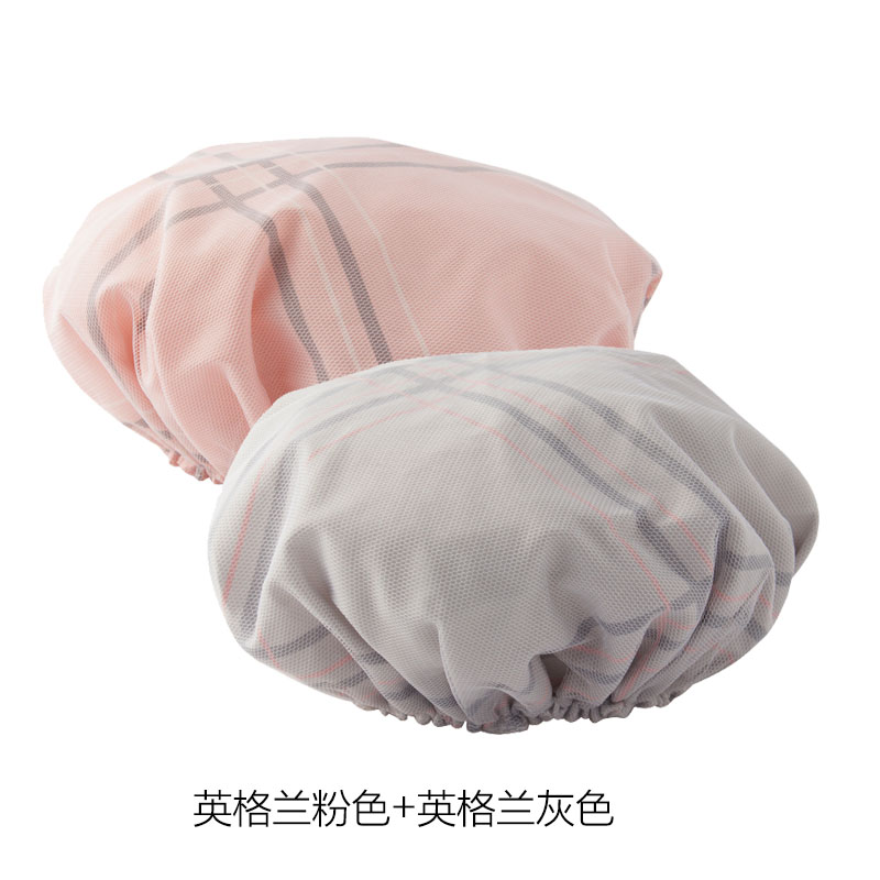 浴帽女士防水淋浴帽子成人洗澡头套沐浴发套防油烟发帽 三维工匠 此项勿拍3高清大图