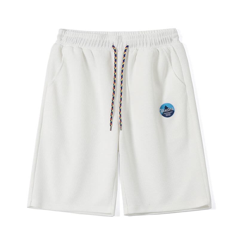 真维斯夏季新款宽松透气运动短裤男港风休闲五分裤男美式薄款潮流图片