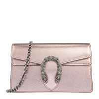 香港直邮 Gucci 女士香槟色皮革斜挎包 476432-1TRBR-8373