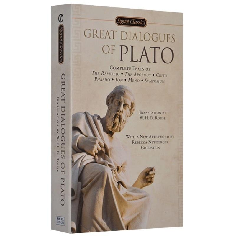 理想国 柏拉图 [正版]会饮篇 柏拉图 英文原版 The Symposium Plato 西方哲学 全英文版 Plato高清大图