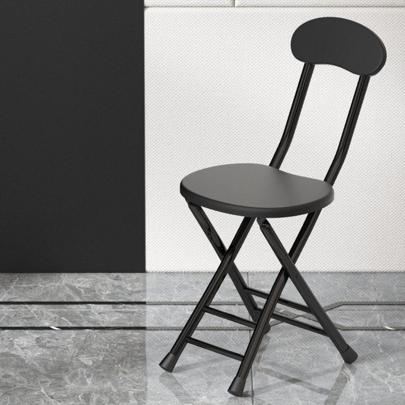 皇豹折叠椅子靠背凳子家用小板凳餐椅高凳可便携凳办公室电脑椅省空间