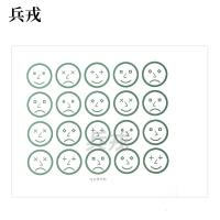 兵戎 靶纸训练用靶纸胸环靶半身靶纸物资射击打靶器材打靶用品 组合图形靶纸100张