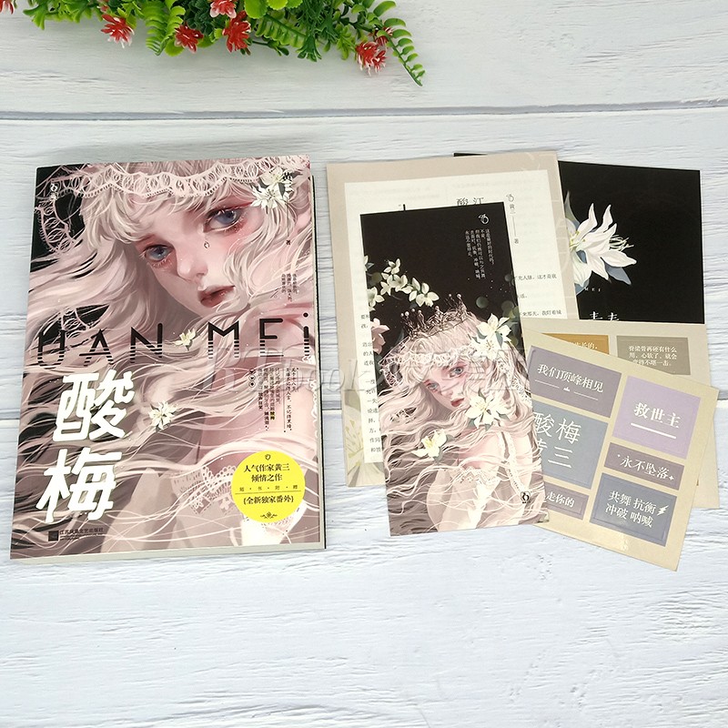 [正版]随机印签版酸梅小说 酸梅实体书 痛仰作者黄三关于十八岁校园成长青春文学爱情小说 酸梅书 赠江挽月三折页+摄影册高清大图