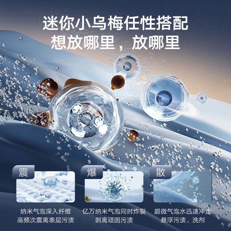 [官方正品]小天鹅全自动滚筒洗衣机 2kg节能1级能效不锈钢内桶冷热双洗三口之家优选TNDD20-08AIDET图片