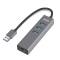 金佳佰业 金佳佰业 Z266 贵族系列 USB3.0 三口HUB+千兆网卡 铝合金外壳