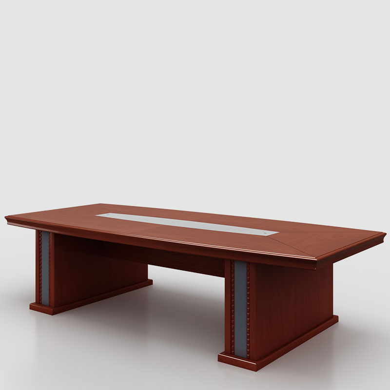 臻远 ZY-QTZ-13办公家具油漆会议桌长桌接待洽谈桌大型会议台桌3.0米高清大图