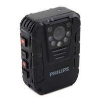 飞利浦(PHILIPS)VTR8100 64G+遥控器 2000万像素150°广角1080P红外夜视摄像机记录仪取证执法
