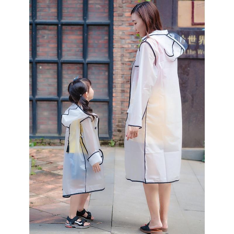 儿童雨衣男童女童1-3幼儿园学生小童2-6宝宝雨披可爱透明雨披日用家居