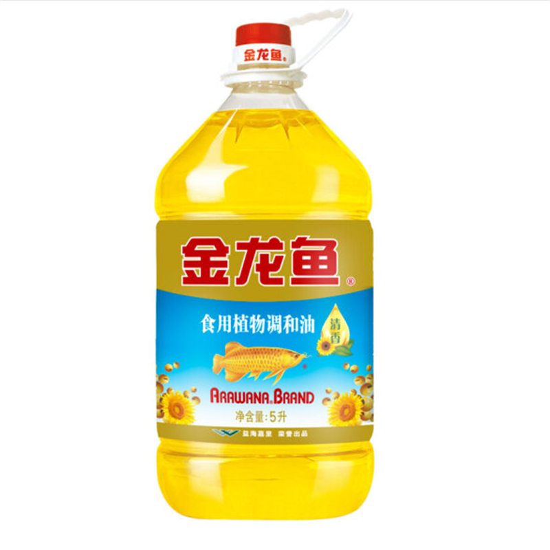 金龙鱼食用植物调和油 清香 5L