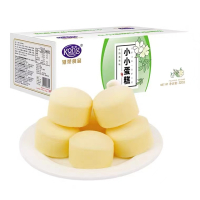 港荣蒸蛋糕牛奶香草味320*2箱 苏宁自营零食整箱宿舍耐吃营养早餐糕点小面包
