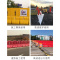 龙盾黄色塑料防撞护栏 注水围挡PE三孔水马隔离墩市政围栏施工组合2000*900mm镂空款11公斤全新料