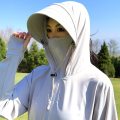 年新款防晒衣高防晒夏季女士冰丝户外套透气防晒服防紫外线 L 锦纶高端防晒灰色款
