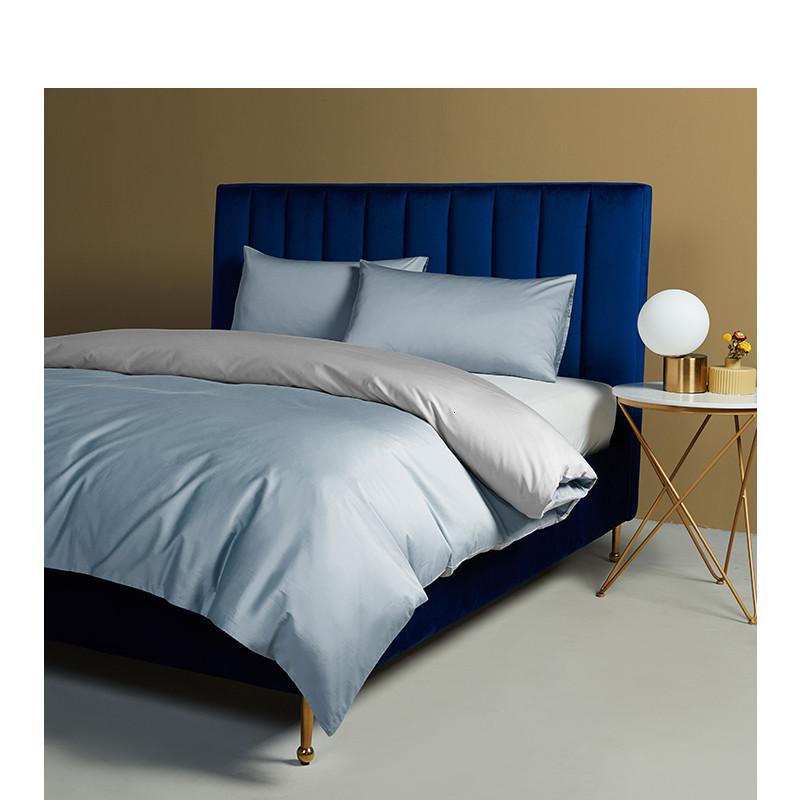 全棉60支被套单件20020贡缎纯色全棉1.8m三件套单人被罩150200高清大图