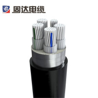 固达电缆 低压4+1芯铝电缆 YJLV22-4+1 米 米 YJLV22-4*10+1*6