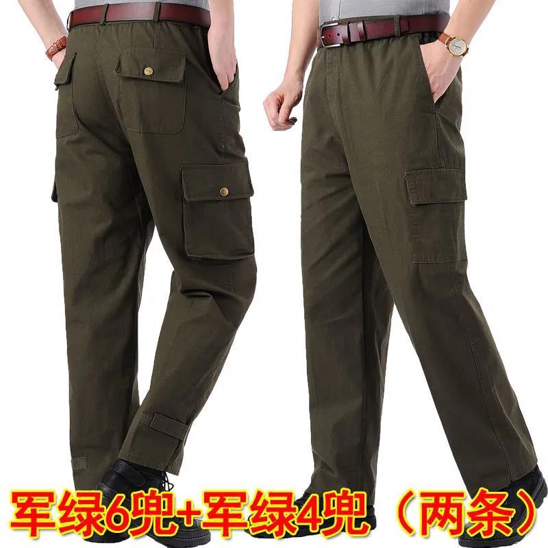 棉质工地春秋汽修工作裤男耐磨耐脏电焊工工作服劳保工装裤子宽松莎丞