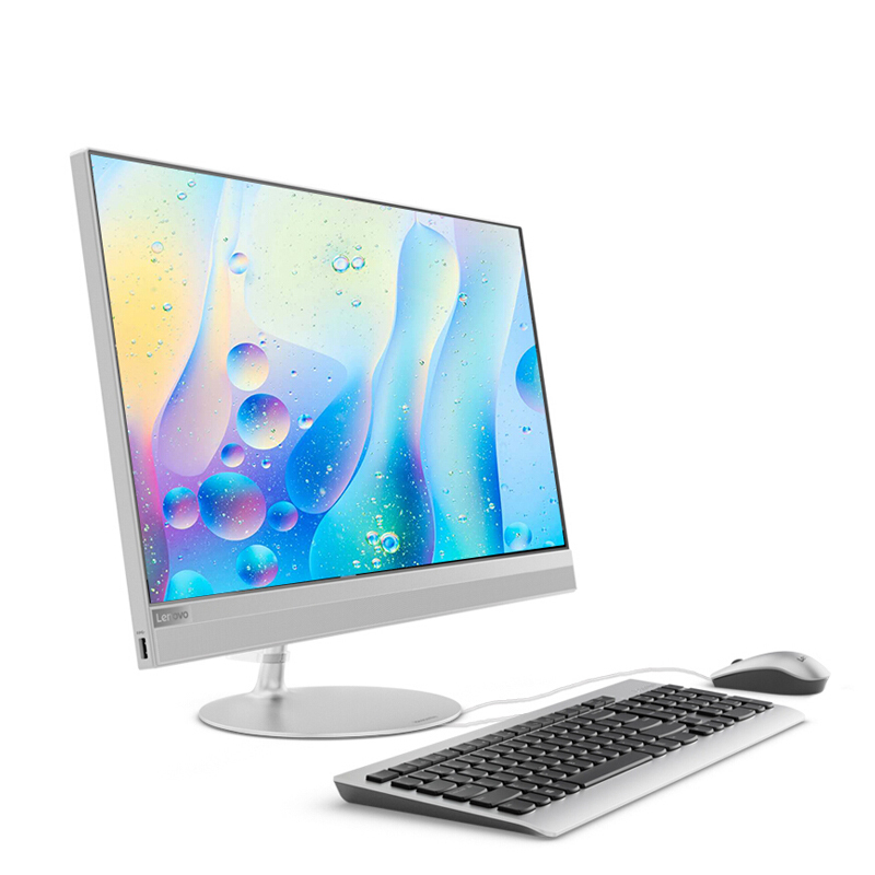 联想(Lenovo)AIO520-24/Ryzen 5 2400GE/8GB/1TB/WIFI/送正版office/23.8英寸大屏办公影音娱乐学习致美一体机电脑