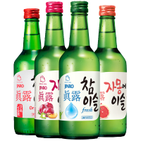真露混合酒360ml*6(17.2度2瓶+西柚2瓶+青葡萄2瓶)