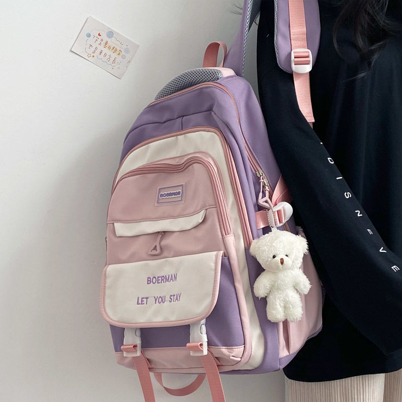 书包女ins森系初高中学生小学四五六年级小众冷大容量耐脏高清大图