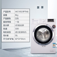 倍科(beko) WCY 81231 PTMLI 8公斤 洗衣机 全自动变频滚筒洗衣机 大容量 原装进口电机(白色)