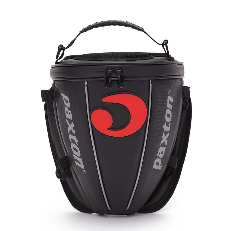 摩托车后座包防水后尾包多功能机车包骑士后车包大容量单肩挎包男红色