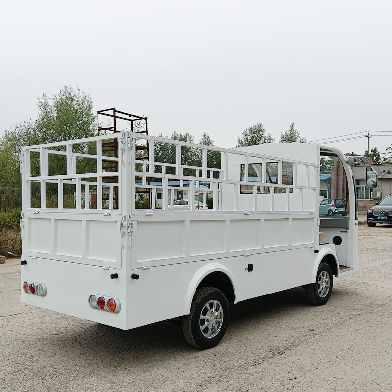 德武军恒电动观光巡逻车2座皮卡车营区校区4000瓦+72v100ah*6只铅酸电池刹车助力