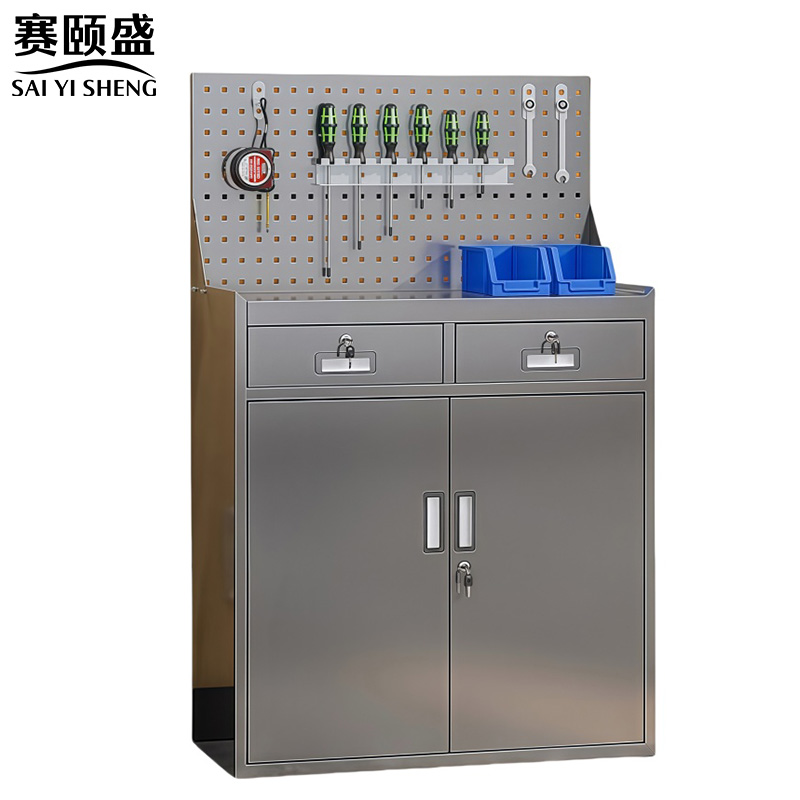 赛颐盛不锈钢工具车 不锈钢工具车两抽900*400*1350mm台