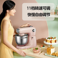 长帝(changdi)家用厨师机多功能和面机 双刀全自动揉面机 顶部大屏触控 直流电机轻音面包机 C6小奶猪 奶芙绿