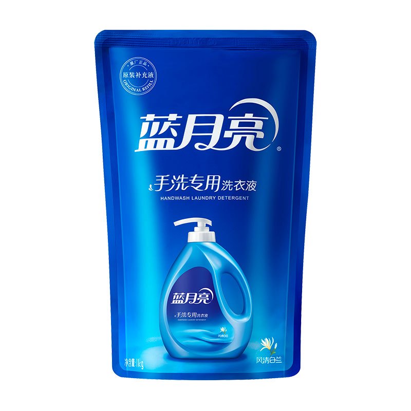 蓝月亮(lanyueliang)80000252(风清白兰手洗专用洗衣液1kg+风清白兰手洗专用洗衣液袋装1kg*2)