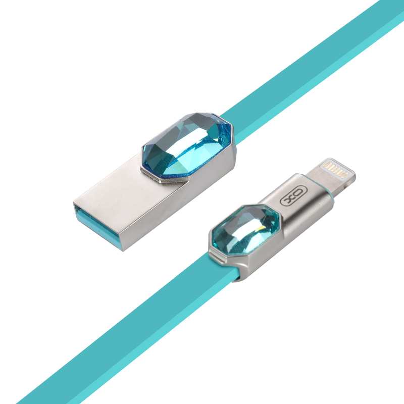 XO 八角宝石锌合金数据线 XO-NB23