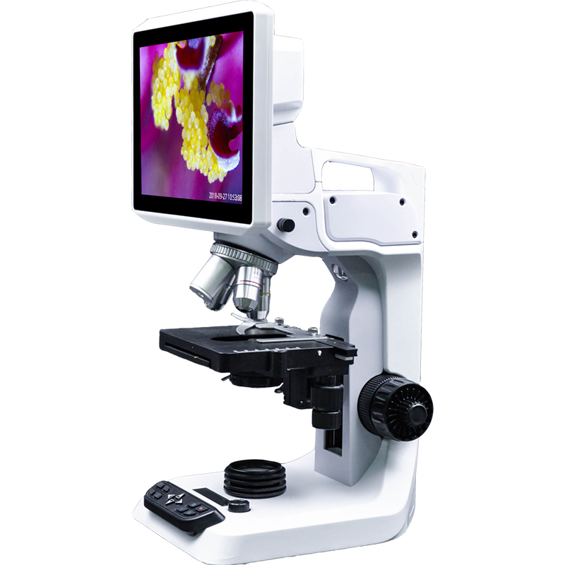 爱科学at2108数码液晶显微镜中小学生专业高清生物检测便携光学实验