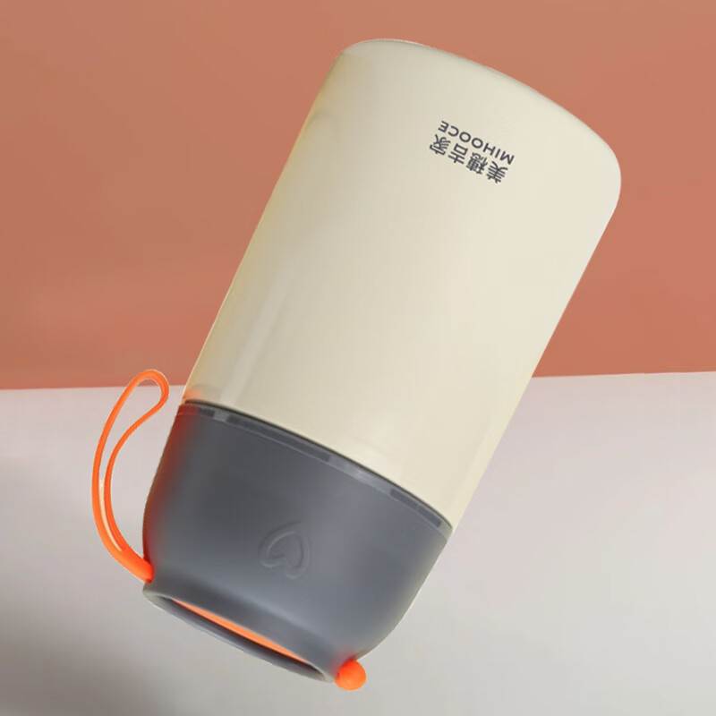 美穗吉家 便携焖烧杯 不锈钢带饭带勺 随行焖烧罐 米白色 650ml高清大图