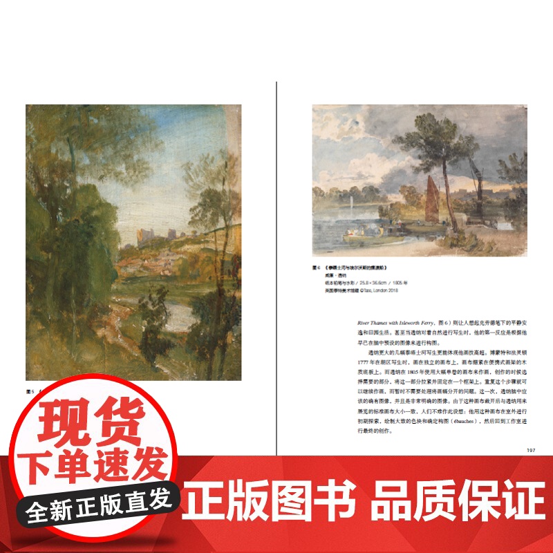 摹造自然 西方风景画艺术 英国风景画 泰特美术馆珍藏 英国风景画艺术(1700年—1980年)的学术普及性读本 上海人民高清大图