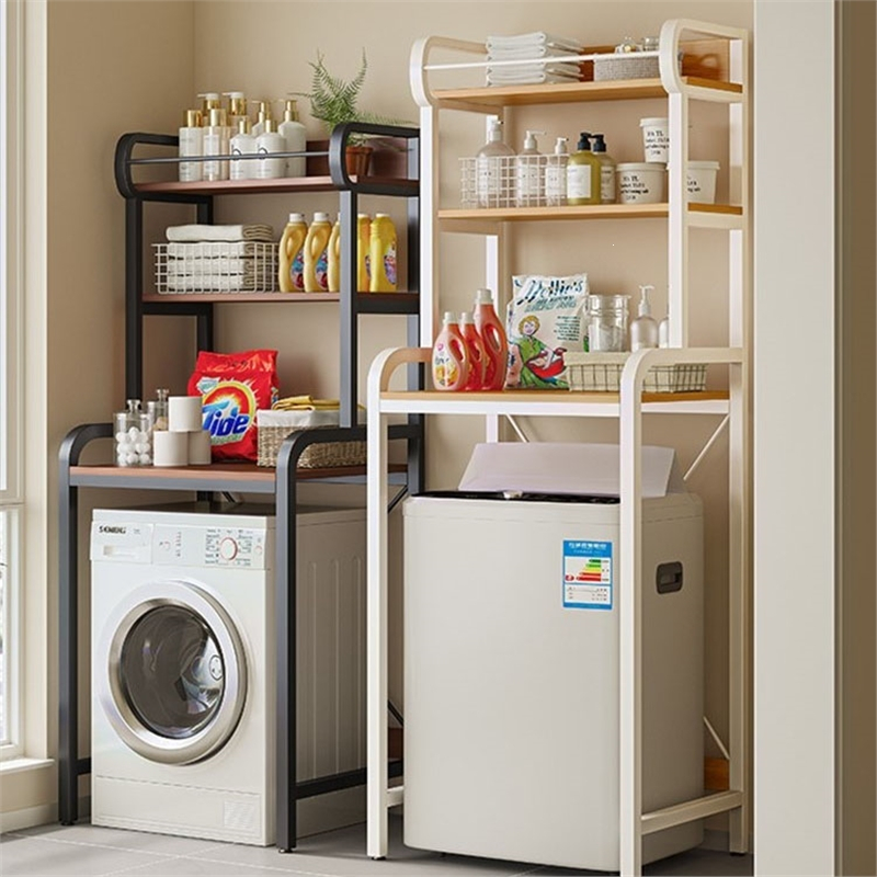 邦可臣洗衣机上方架子置物架波轮滚筒翻盖上面的储物架卫生间阳台收纳
